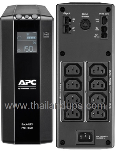 apc br1600mi - APC Back UPS Pro BR 1600VA, 8 Outlets, AVR, LCD Interface  เครื่องนี้ เหมาะกับ server ขนาดเล็ก ถึง ปานกลาง 